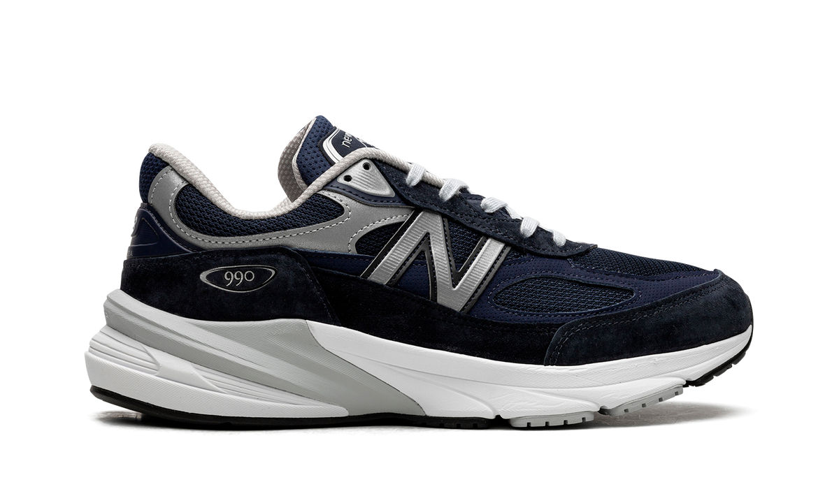 Overkicks - New Balance 990v6 MiUSA Navy White (M990NV6) - detalle talón