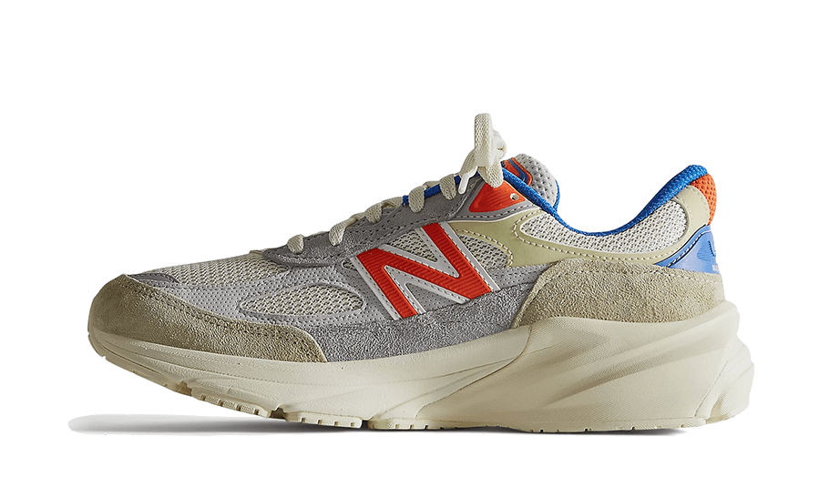 Overkicks - New Balance 990v6 MiUSA Ronnie Fieg Madison Square Garden Sandrift (NBU990KN6) - vista lateral