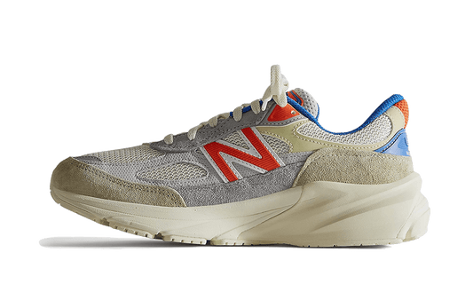 Overkicks - New Balance 990v6 MiUSA Ronnie Fieg Madison Square Garden Sandrift (NBU990KN6) - vista lateral