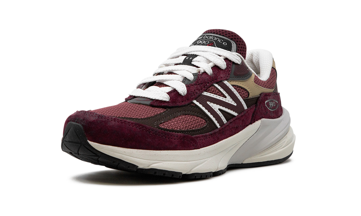 Overkicks - New Balance 990v6 MiUSA Teddy Santis Burgundy Tan (U990BT6) - detalle suela
