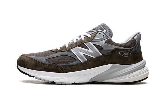 Overkicks - New Balance 990v6 MiUSA True Camo White (U990OG6) - vista lateral