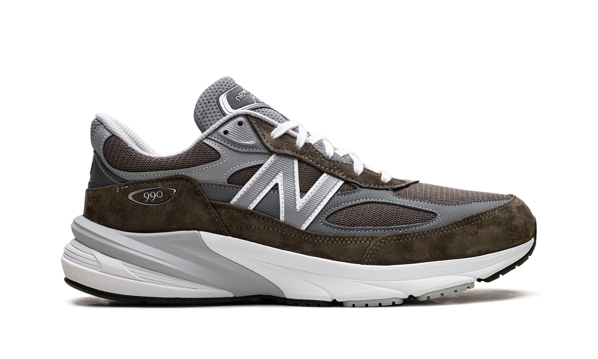 Overkicks - New Balance 990v6 MiUSA True Camo White (U990OG6) - detalle talón