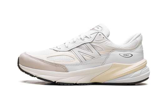 Overkicks - New Balance 990v6 MiUSA White Sea Salt (U990GB6) - vista lateral