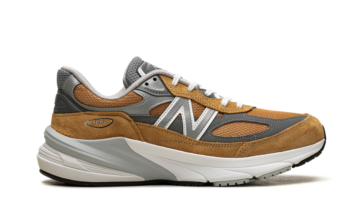 Overkicks - New Balance 990v6 MiUSA Workwear Grey (U990TN6) - detalle talón