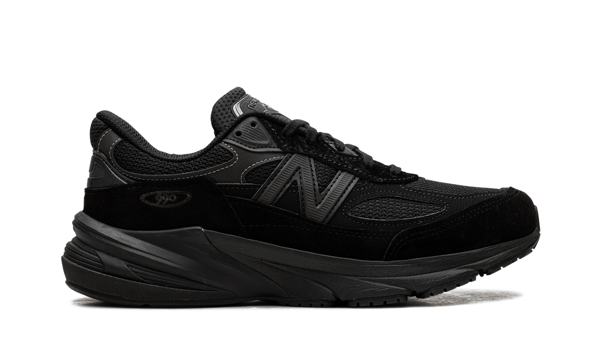 Overkicks - New Balance 990v6 Triple Black (U990BB6) - detalle talón