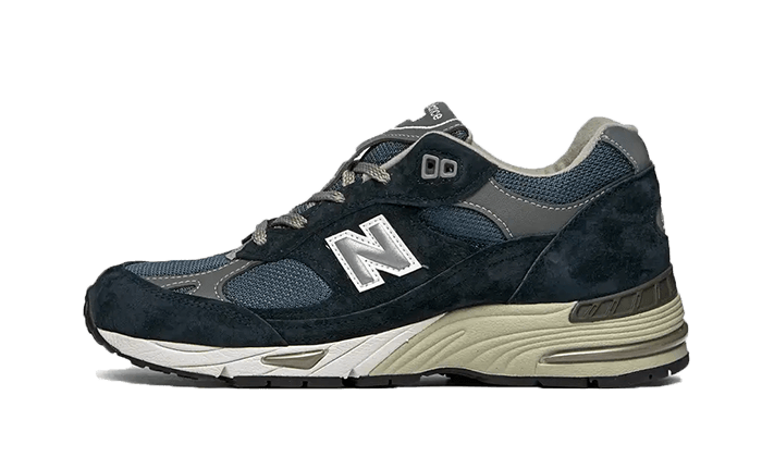Overkicks - New Balance 991 Kith Navy (M991NV) - vista lateral