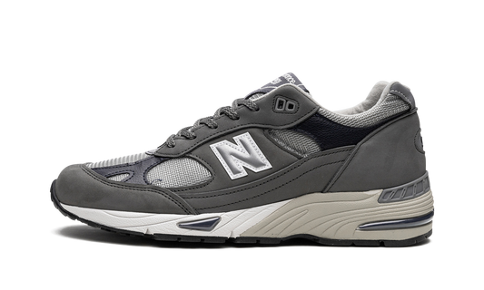 Overkicks - New Balance 991 MiUK Castlerock Navy (M991GNS) - vista lateral