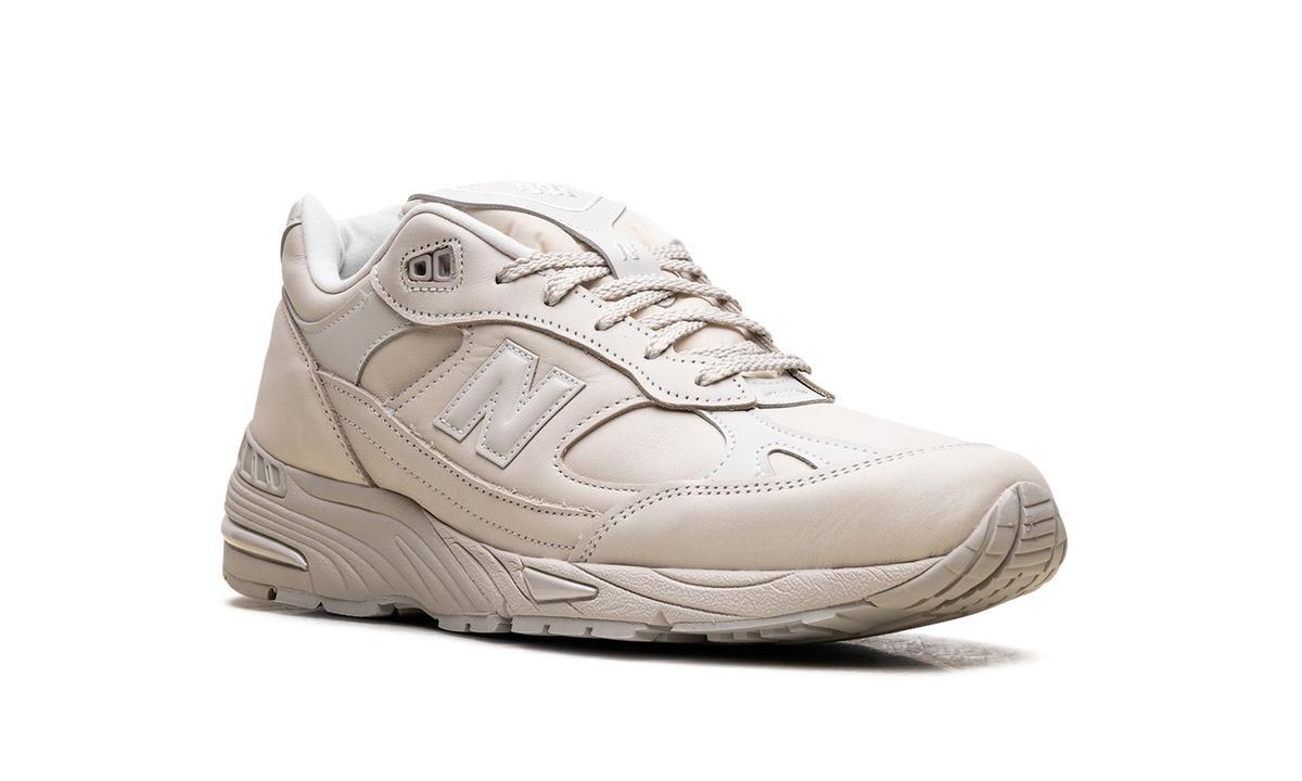 Overkicks - New Balance 991 MiUK Contemporary Luxe (M991OW) - detalle lateral interior
