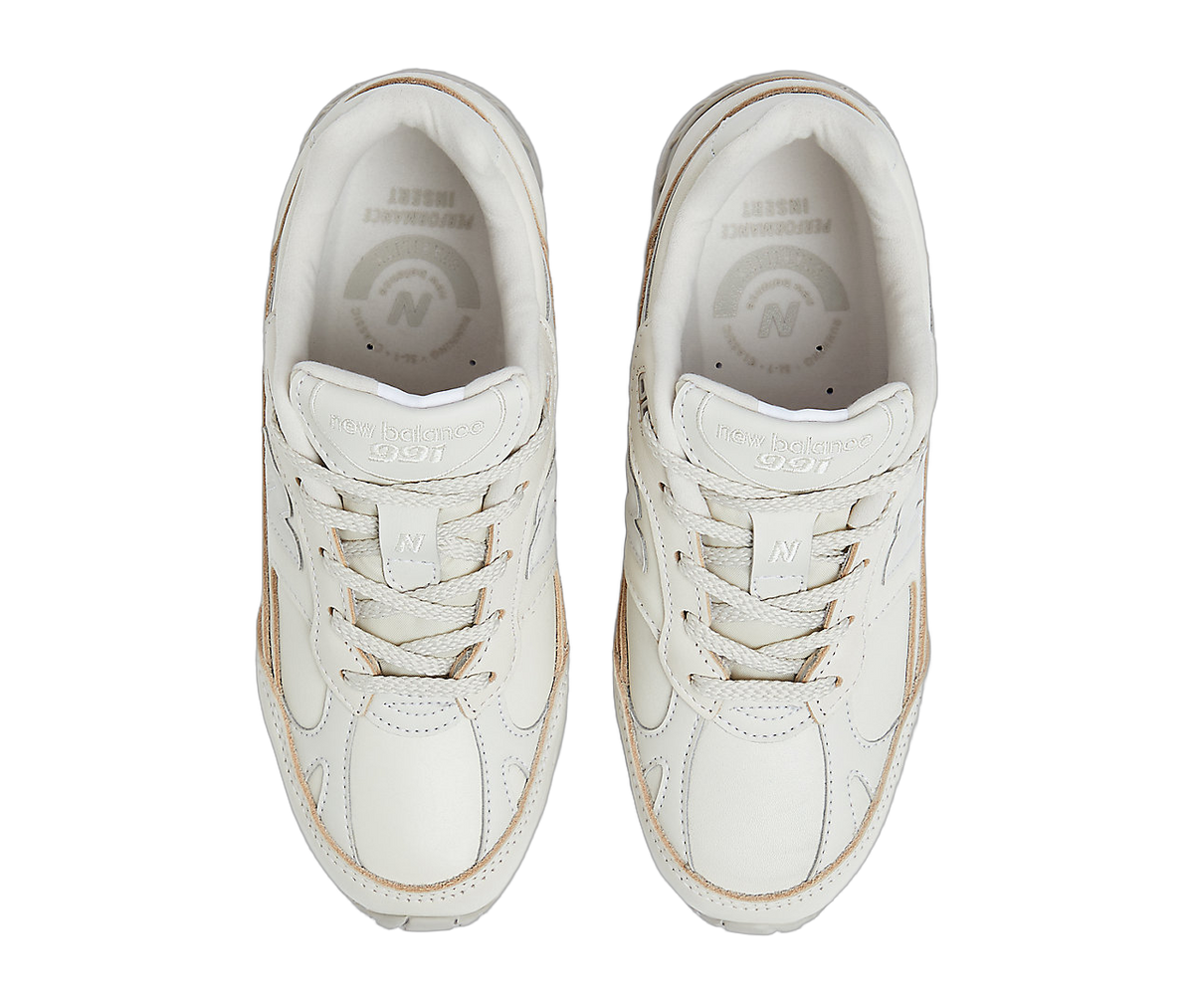 Overkicks - New Balance 991 MiUK Contemporary Luxe (Womens) (W991OW) - detalle suela