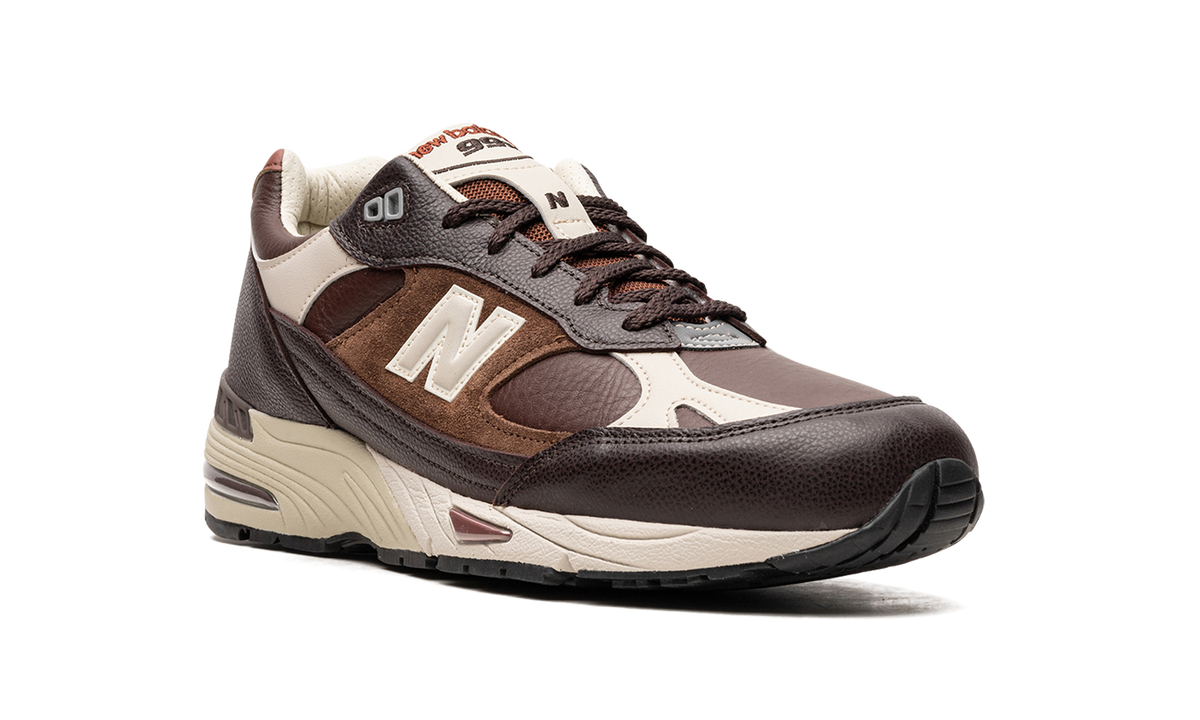 Overkicks - New Balance 991 MiUK French Roast (M991GBI) - detalle lateral interior