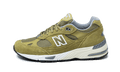 New Balance 991 MiUK Green Moss Cloud Cream (Women's)
