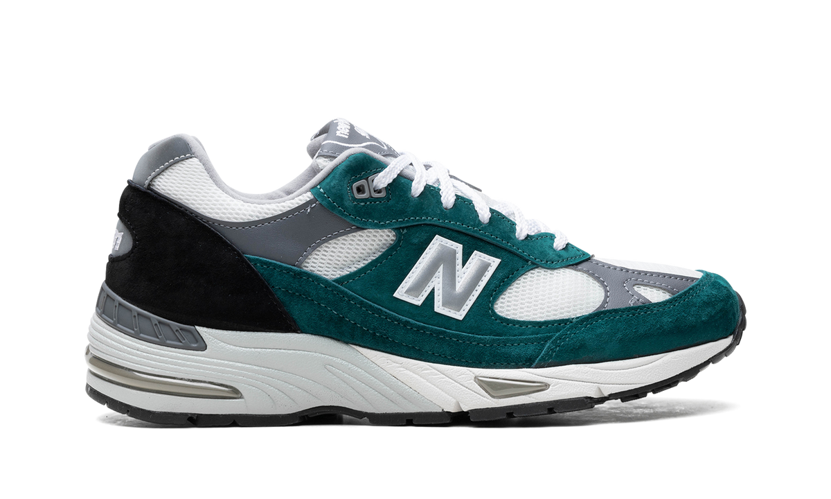 Overkicks - New Balance 991 MiUK Pacific (M991TLK) - detalle talón