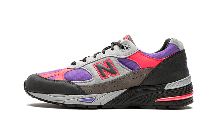 Overkicks - New Balance 991 MiUK Palace Purple (M991PLE) - vista lateral