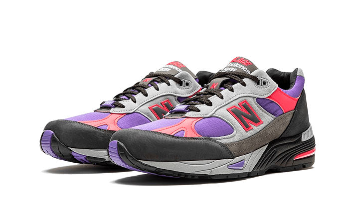 Overkicks - New Balance 991 MiUK Palace Purple (M991PLE) - vista trasera