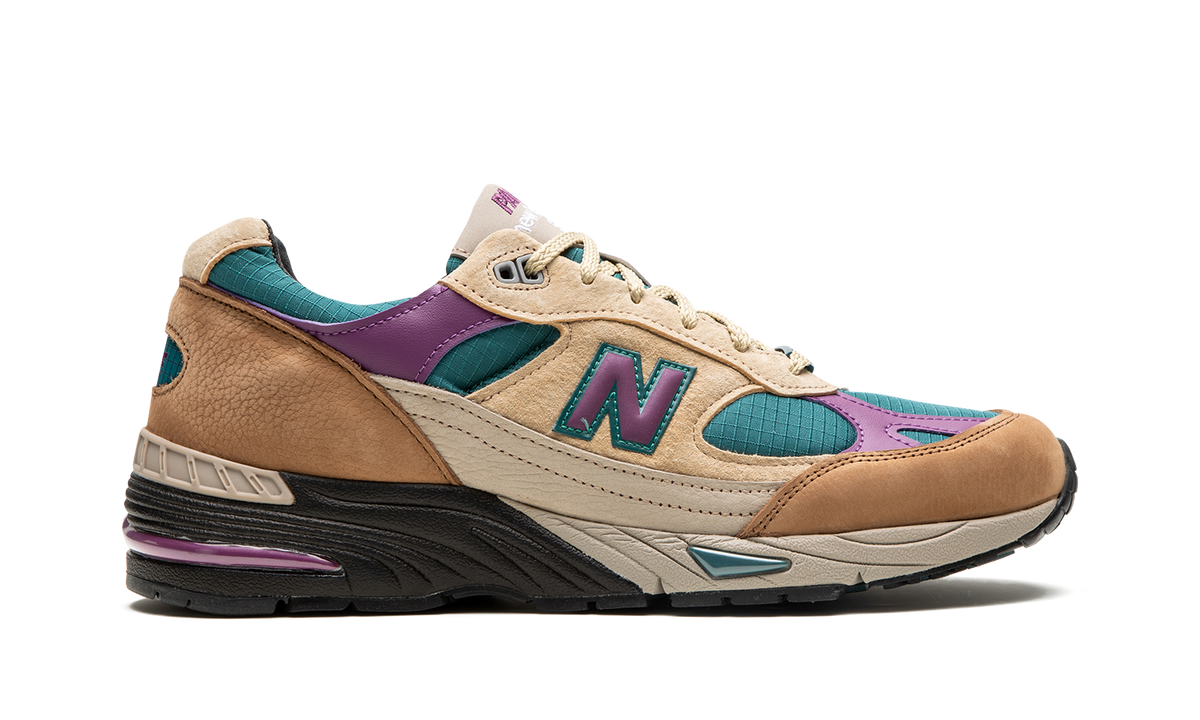 Overkicks - New Balance 991 MiUK Palace Teal (M991PAL) - detalle talón