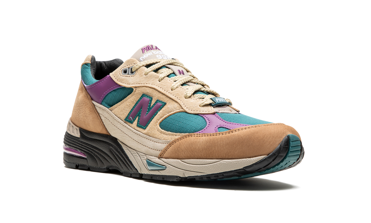 Overkicks - New Balance 991 MiUK Palace Teal (M991PAL) - detalle lateral interior