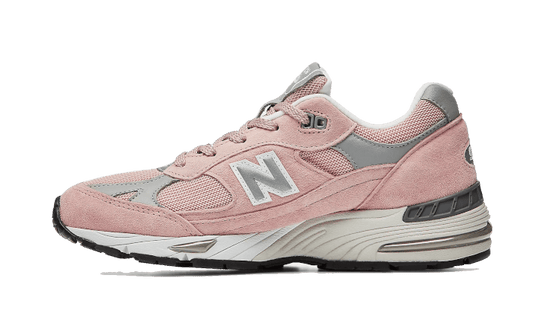 Overkicks - New Balance 991 MiUK Pink (M991PNK) - vista lateral