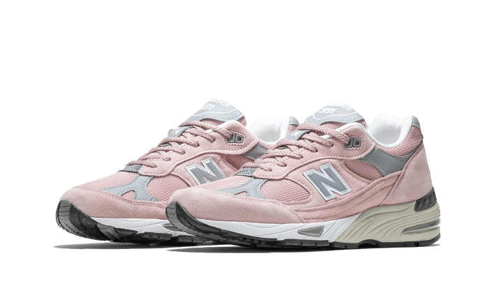 Overkicks - New Balance 991 MiUK Pink (M991PNK) - vista trasera