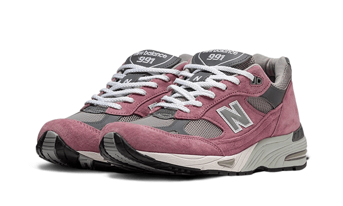 Overkicks - New Balance 991 MiUK Rose Pink (M991PGG) - vista trasera