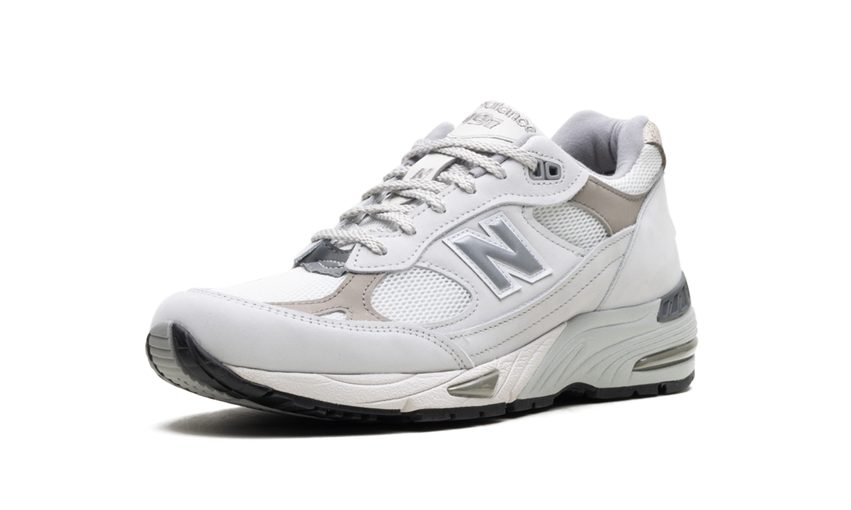 Overkicks - New Balance 991 MiUK Star White (M991FLB) - detalle suela