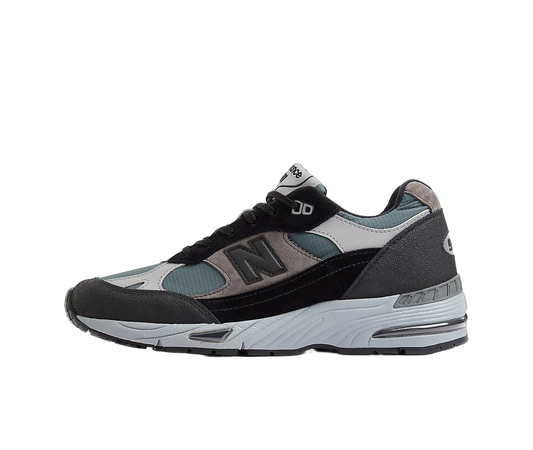Overkicks - New Balance 991v1 MiUK Urban Winter Pack Black (M991WTR) - vista lateral