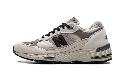 Overkicks - New Balance 991v1 MiUK Urban Winter Pack White (M991WIN) - vista lateral