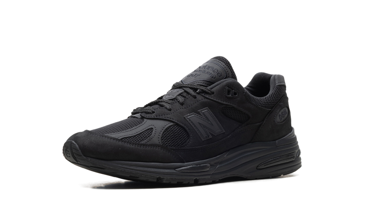 Overkicks - New Balance 991v2 MiUK Dover Street Market Triple Black (U991DS2) - detalle suela