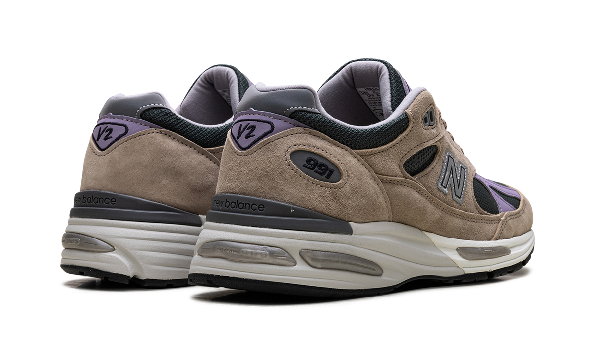 Overkicks - New Balance 991v2 MiUK Essentially Offbeat Pack Cement (U991DL2) - par completo