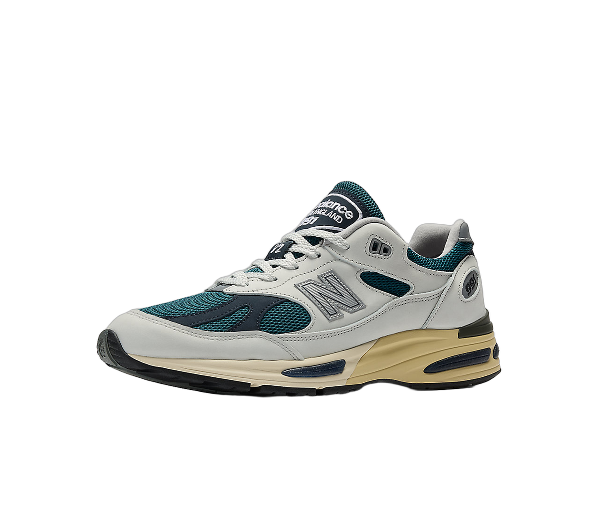 Overkicks - New Balance 991v2 MiUK Grey Total Eclipse (U991TO2) - vista trasera