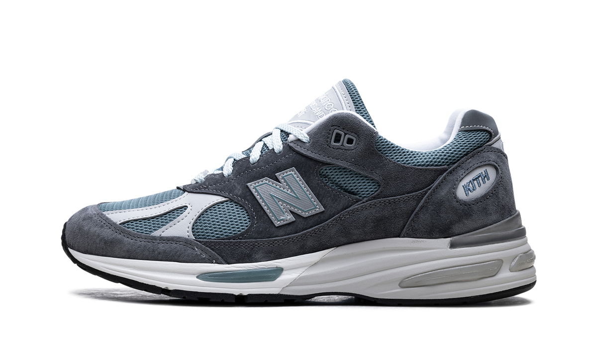 Overkicks - New Balance 991v2 MiUK Kith Osaka Pack (U991KH2) - vista lateral