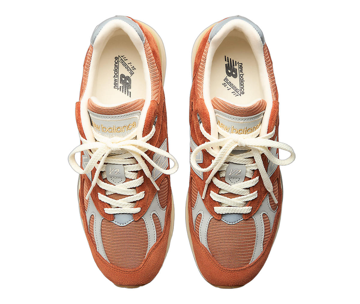 Overkicks - New Balance 991v2 MiUK Potters Clay (U991SS2) - par completo
