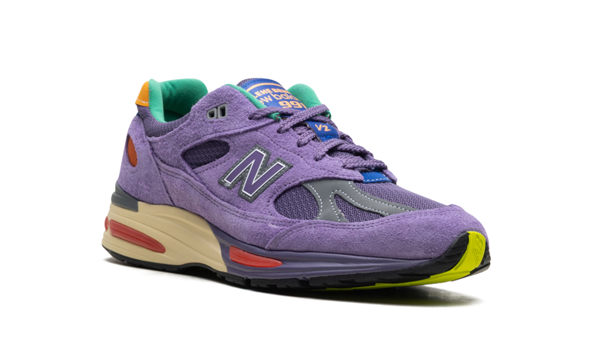 Overkicks - New Balance 991v2 MiUK Salehe Bembury Colors Be The Palette (U991SB2) - detalle lateral interior