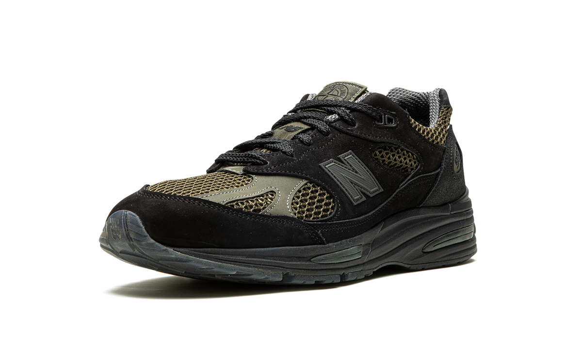 Overkicks - New Balance 991v2 MiUK Stone Island Black (U991SD2) - detalle suela