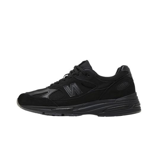 Overkicks - New Balance 991v2 MiUK Stone Island Ghost Pack Black (U991SK2) - vista lateral