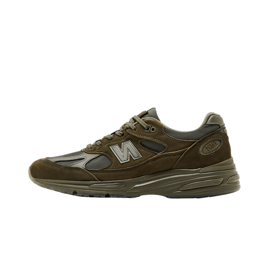 Overkicks - New Balance 991v2 MiUK Stone Island Ghost Pack Green (U991SC2) - vista lateral