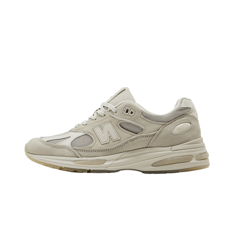Overkicks - New Balance 991v2 MiUK Stone Island Ghost Pack Sand (U991SE2) - vista lateral
