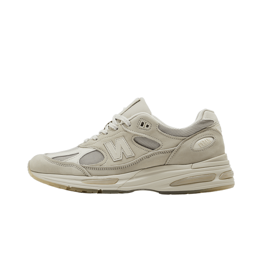Overkicks - New Balance 991v2 MiUK Stone Island Ghost Pack Sand (U991SE2) - vista lateral