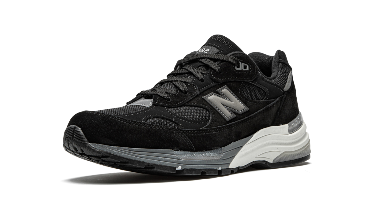 Overkicks - New Balance 992 Black Grey (MiUSA) (M992BL) - detalle suela