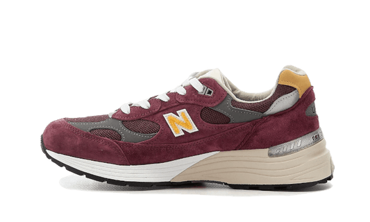 Overkicks - New Balance 992 Burgundy Gold (M992CA) - vista lateral