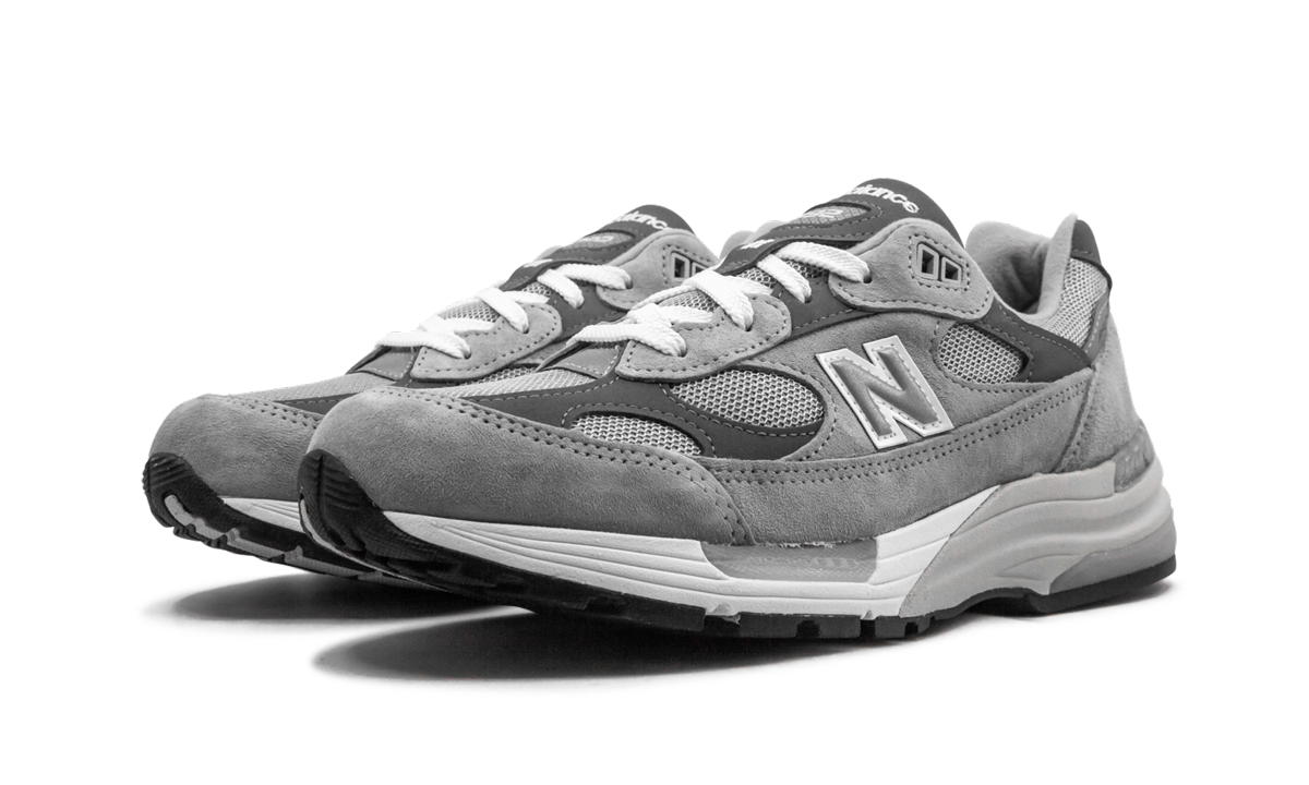 Overkicks - New Balance 992 Grey (M992GR) - vista trasera