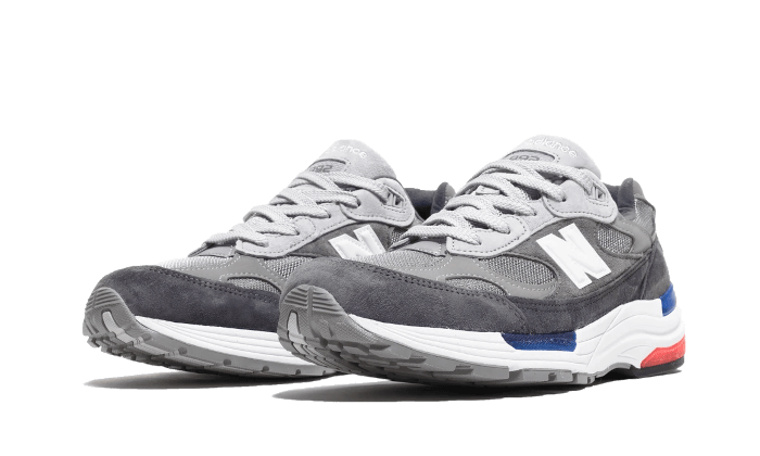 Overkicks - New Balance 992 Grey Blue Red (M992AG) - vista trasera