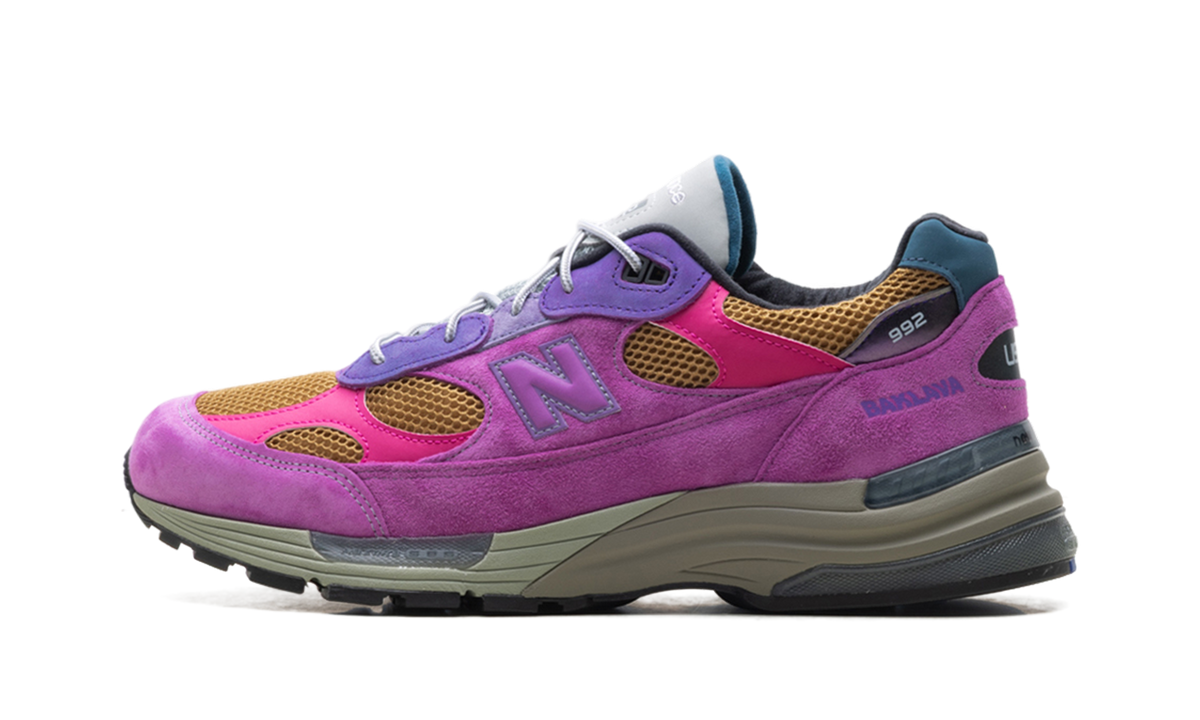 Overkicks - New Balance 992 MiUSA Action Bronson Digitalis Purpurea (U992AC1) - vista lateral