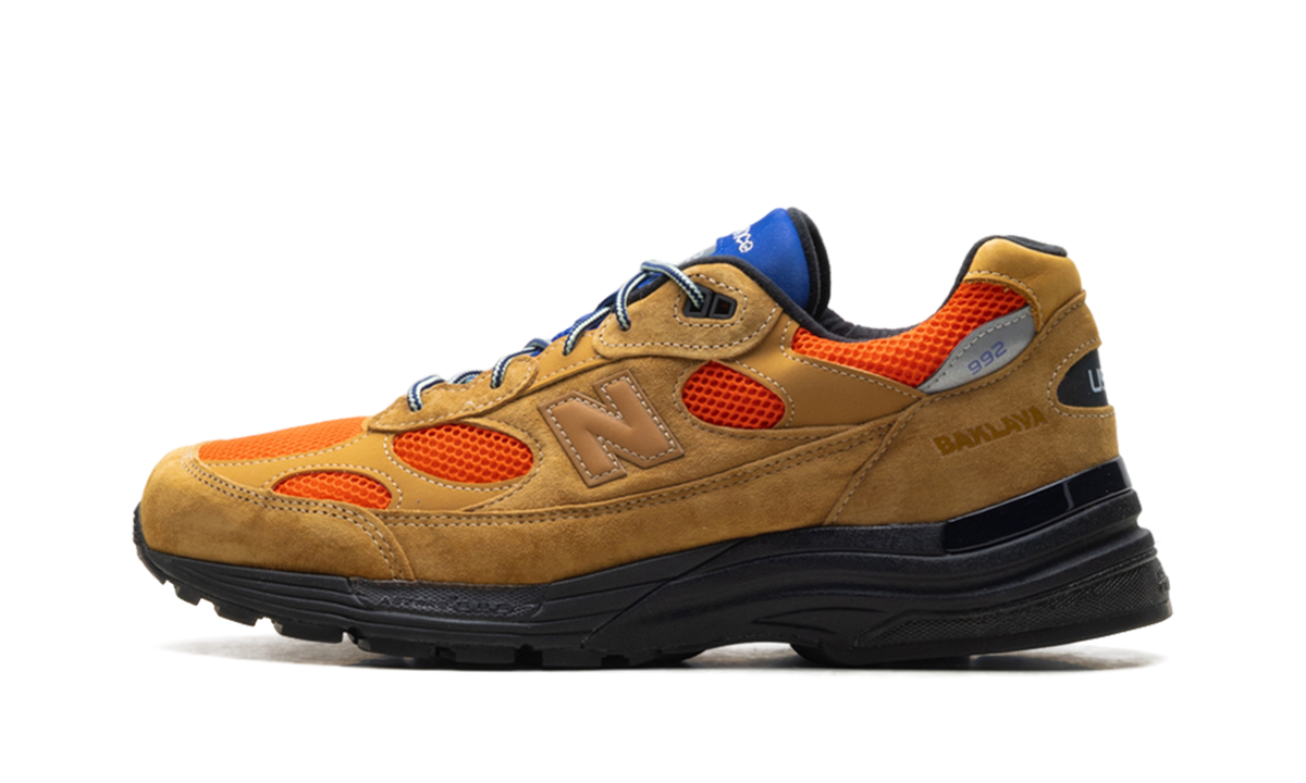 Overkicks - New Balance 992 MiUSA Action Bronson Tiger Eye (U992AB1) - vista lateral