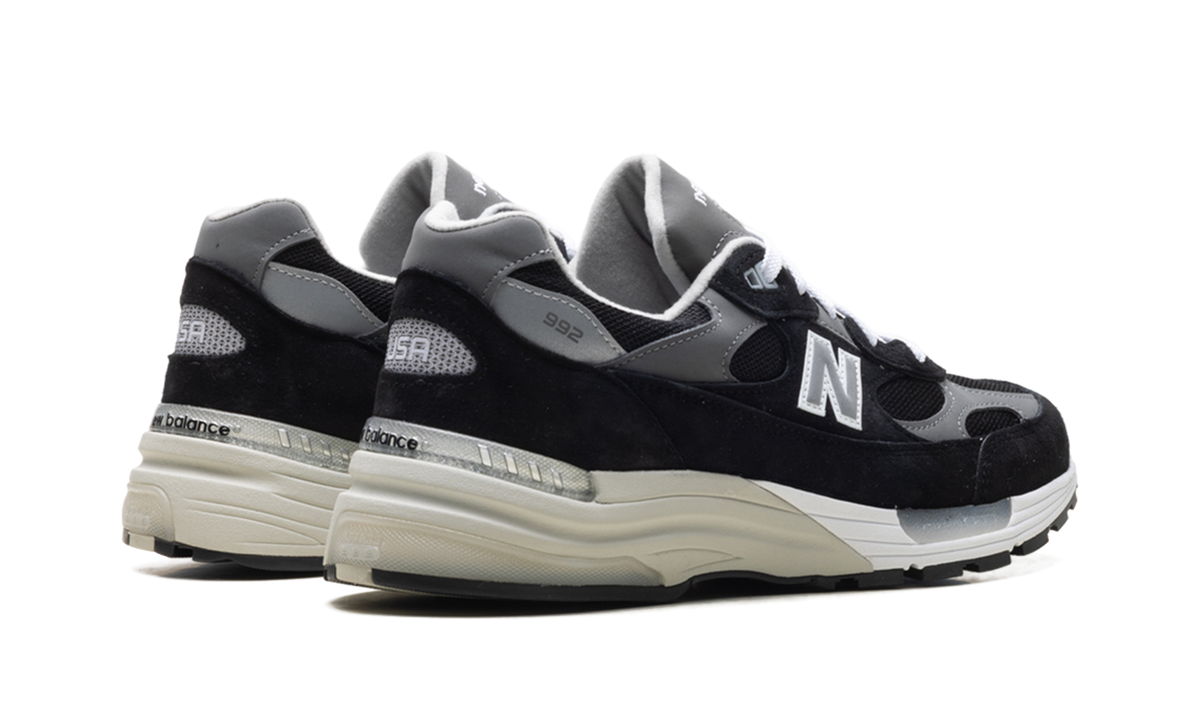 Overkicks - New Balance 992 MiUSA Black Grey (U992BK) - par completo