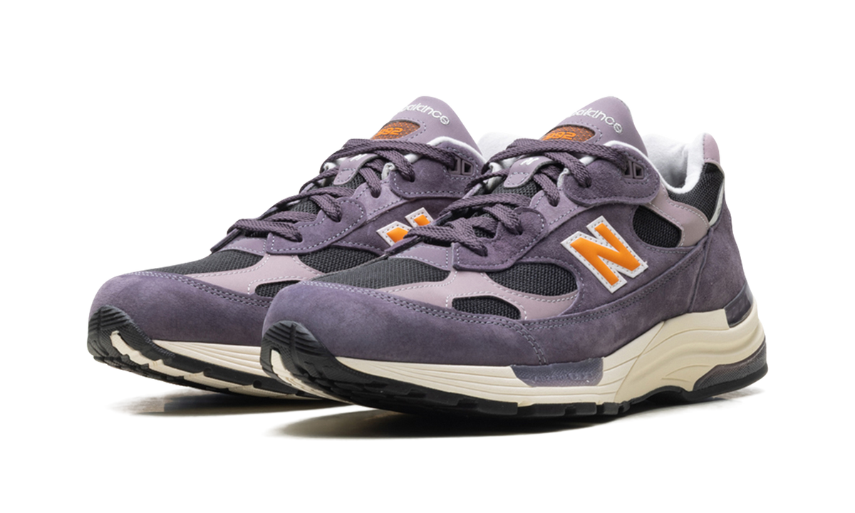 Overkicks - New Balance 992 MiUSA Dark Ice Wine Black (U992OP) - vista trasera