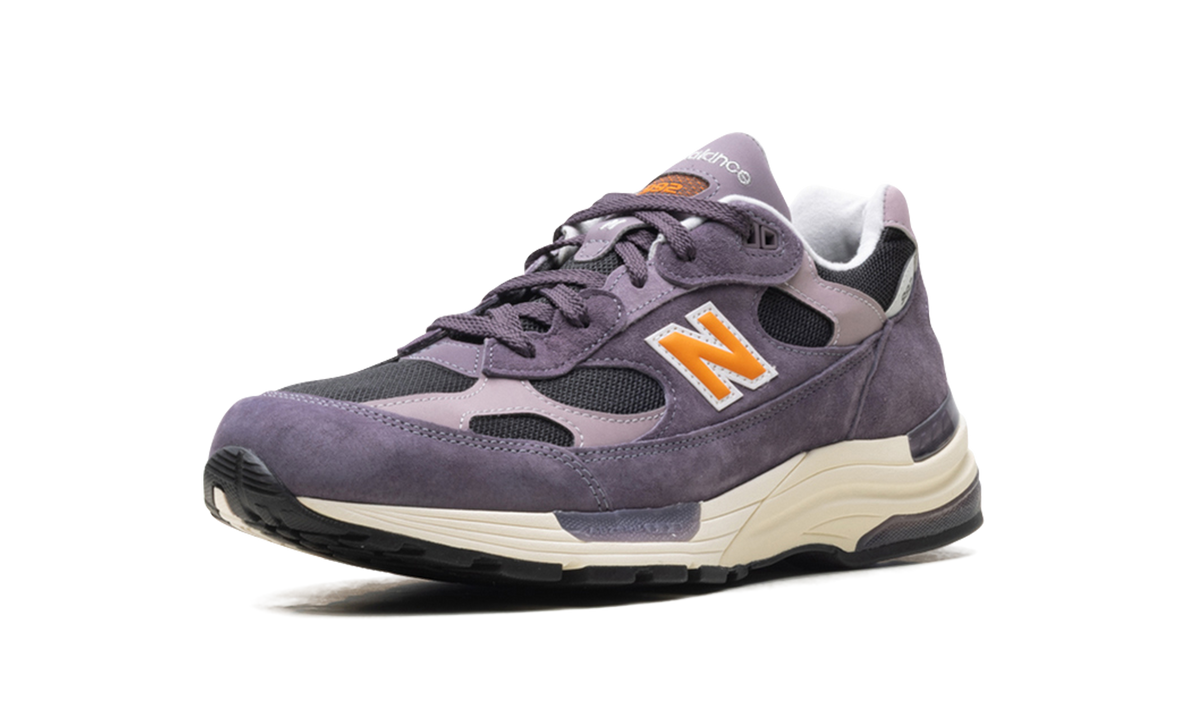 Overkicks - New Balance 992 MiUSA Dark Ice Wine Black (U992OP) - detalle suela
