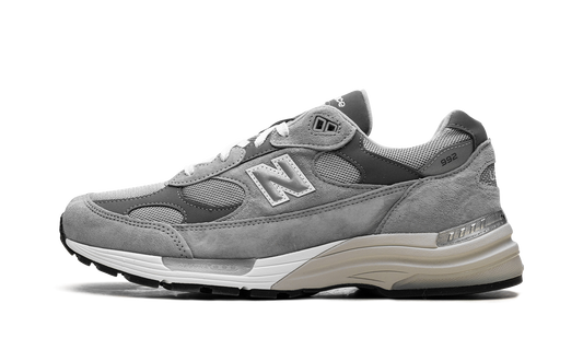 Overkicks - New Balance 992 MiUSA Grey Silver Metallic (U992GY) - vista lateral