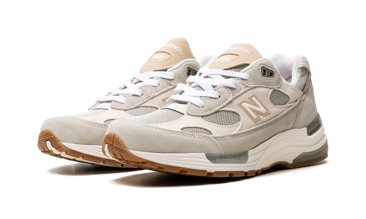 Overkicks - New Balance 992 MiUSA Olivine (U992720) - vista trasera