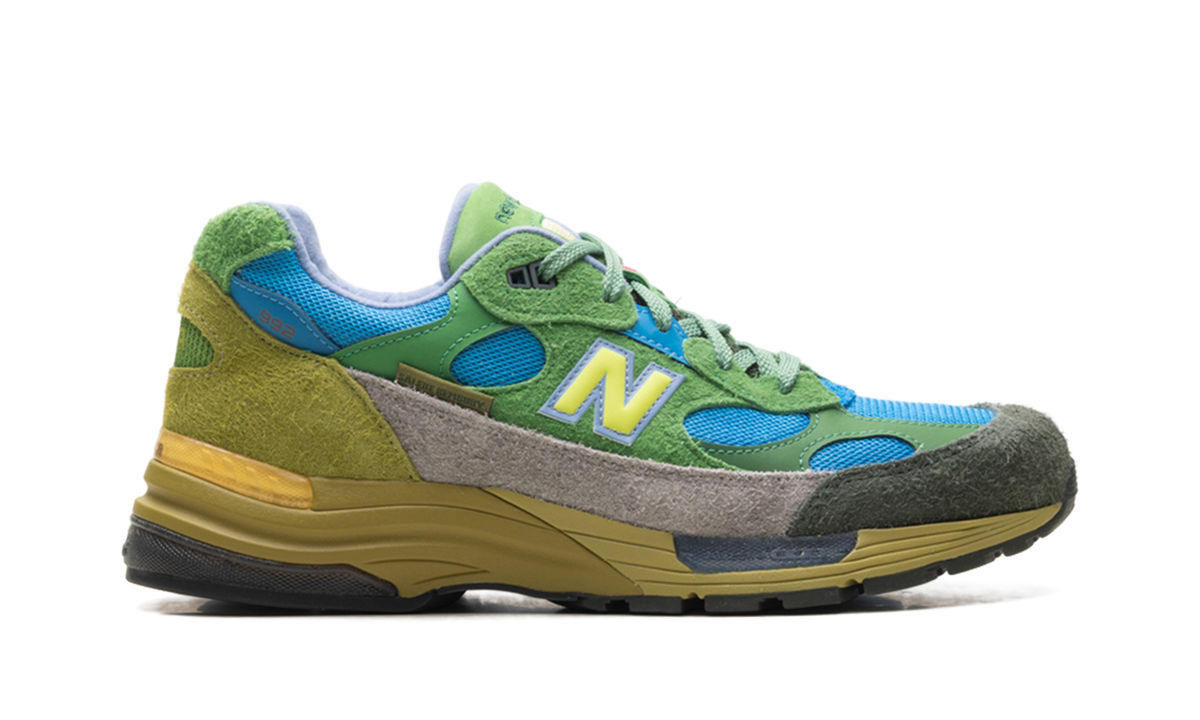 Overkicks - New Balance 992 MiUSA Salehe Bembury Calm Be The Crater (U992SB) - detalle talón