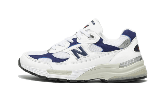 Overkicks - New Balance 992 White Navy (M992EC) - vista lateral